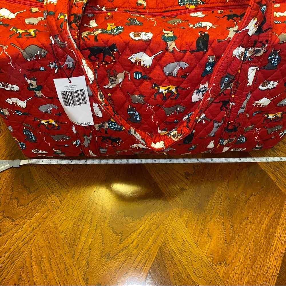 NWT Vera Bradley Holiday Bundle Holiday Cats - Picture 6 of 12